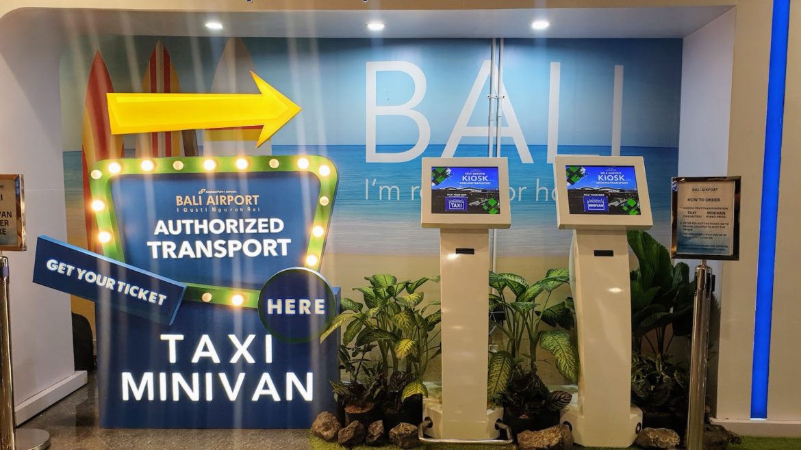 Bali Airport Taxi Booking Kiosk